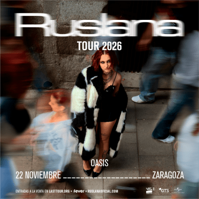 Ruslana en Sala Oasis, Zaragoza 2026