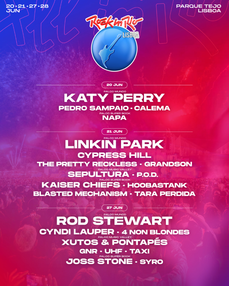Rock in Rio Lisboa 2026 Line-up