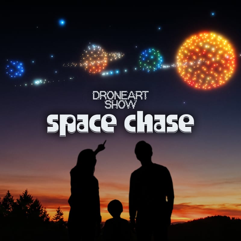 DroneArt Show: Space Chase at Ohiri Field