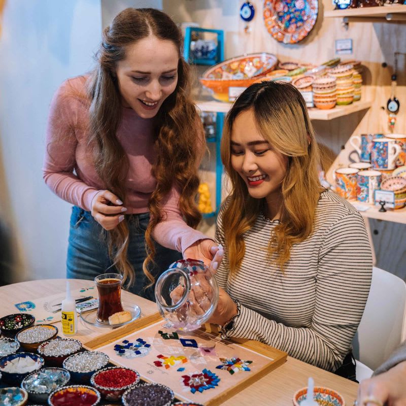 Mosaic Art Classes Bendigo: Turkish Lamp Workshop