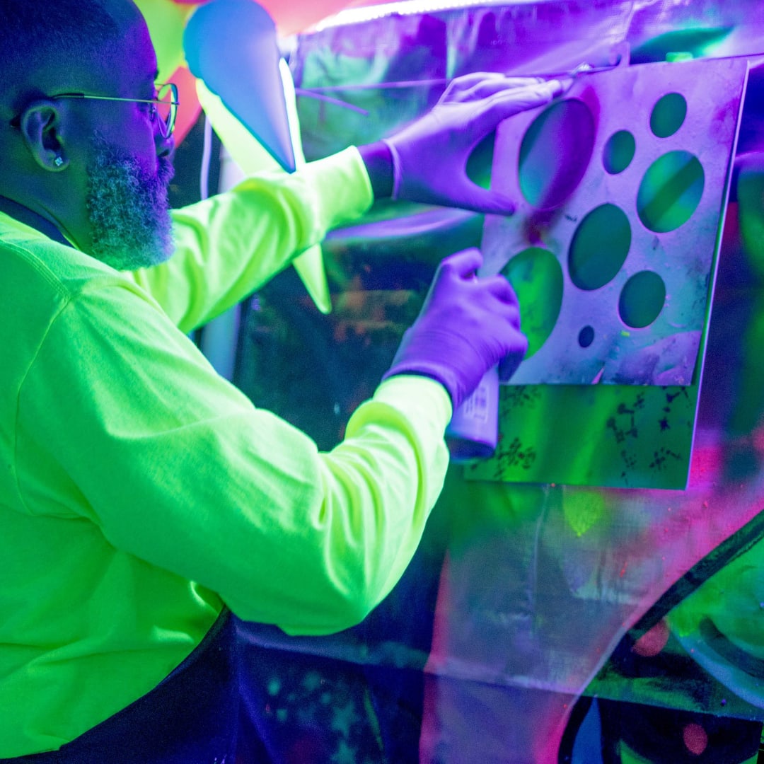 ATLiens: Black Light Street Art Workshop