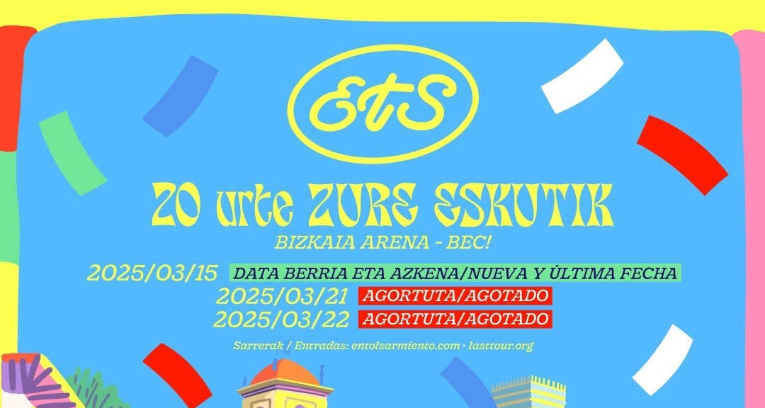 Concierto ETS, Bizkaia Arena BEC (15032025) Fever