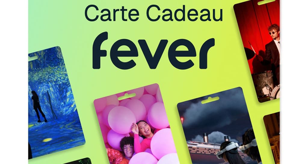 Carte cadeau Fever pour les sorties à Paris
