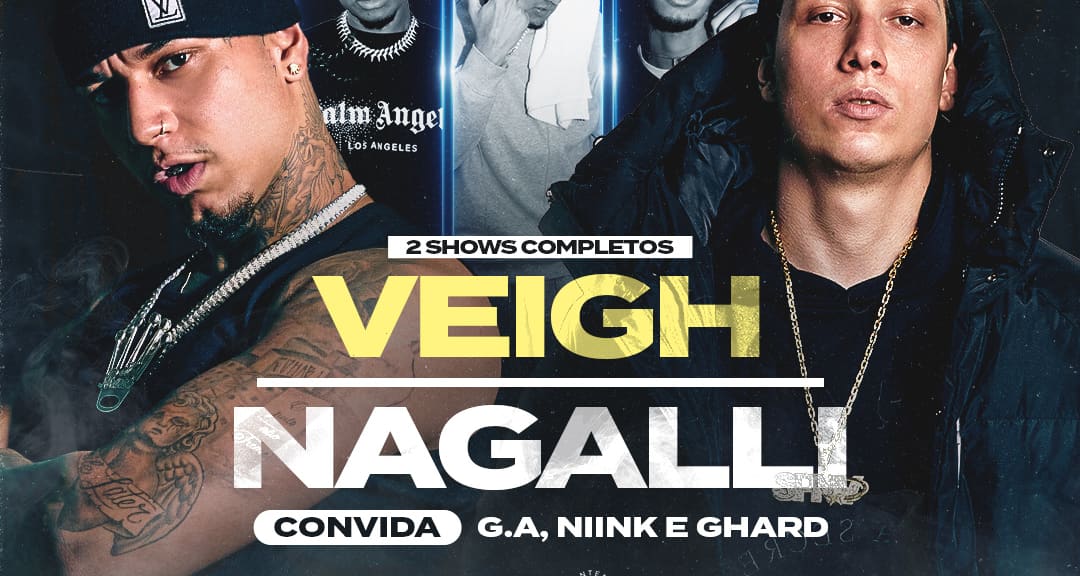 Show do Veigh & Nagalli Convidando Niink, G.a e Ghard no Terra SP