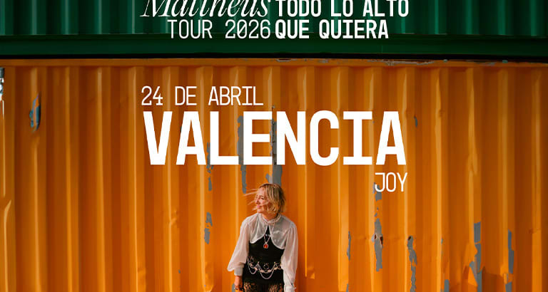 Joy Valencia Gira Paula Mattheus en Valencia 24 abr 25,00 € — Día de la Madre en Valencia
