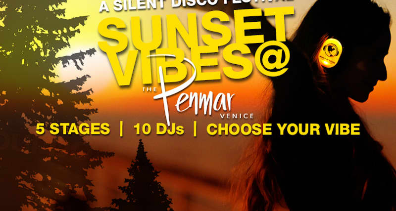 Sunset Vibes Silent Disco at The Penmar / Venice