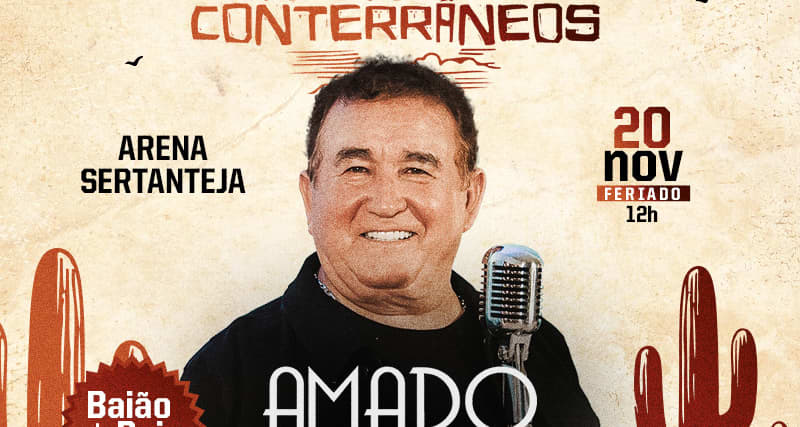 Show do Amado Batista no Encontro dos Conterrâneos - Feriado em São Paulo