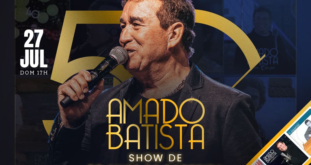 Show do Amado Batista 50 Anos no Arena Sertaneja em São Paulo
