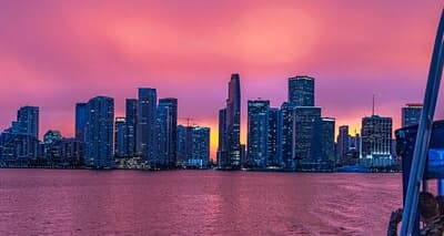 Miami Sunset and City Lights Cocktail Cruise
