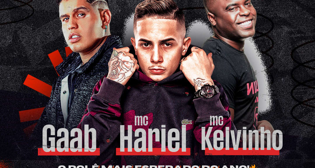 Show do Mc Hariel, Gaab e Mc Kelvinho no Arena Sertaneja em São Paulo