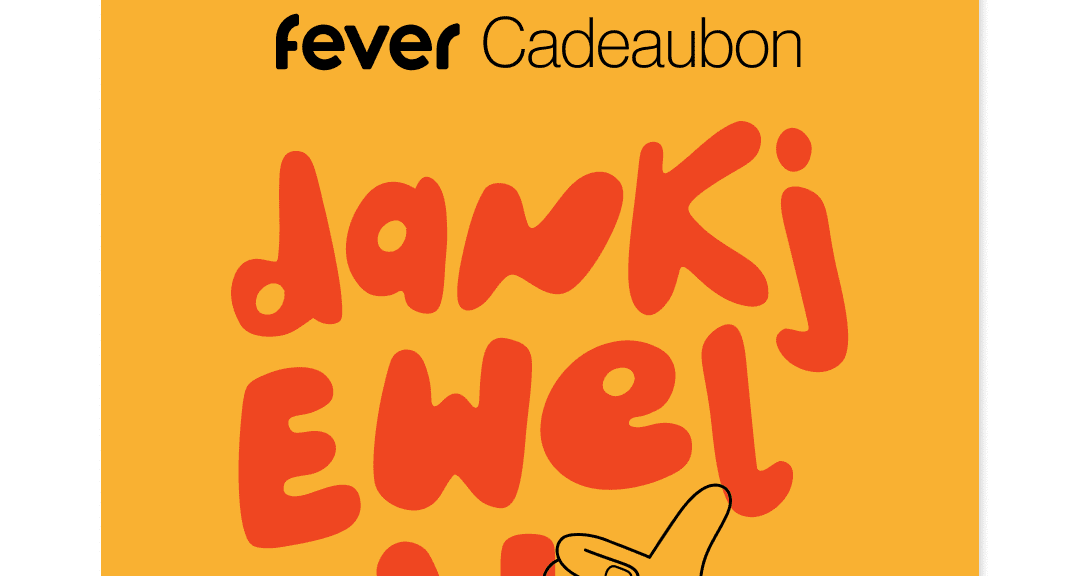Dankjewel special edition cadeaubon den haag fever