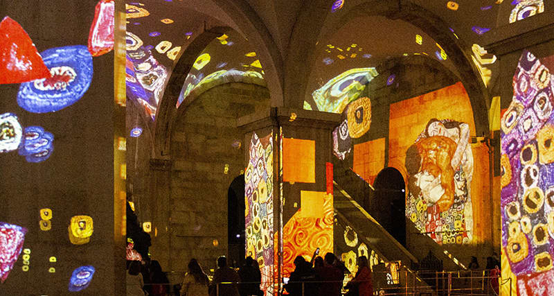 IMMERSIVE SHOWS: Monet & Klimt · Michelangelo & Da Vinci · Mysterious Egypt