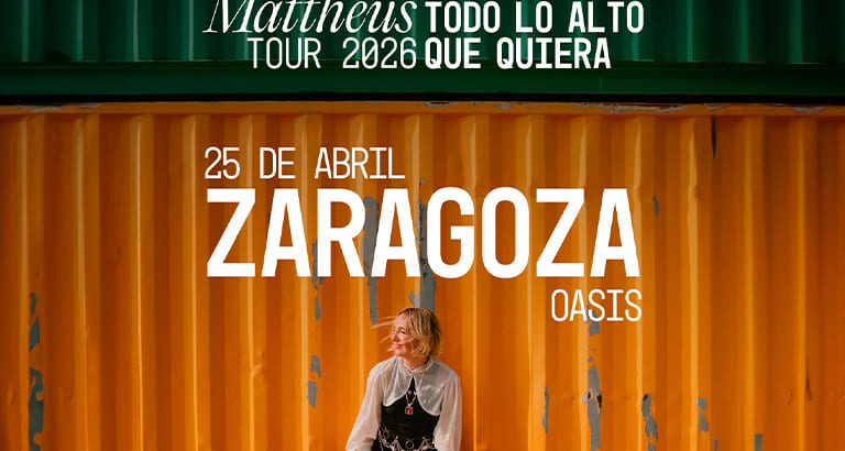 Sala Oasis Paula Mattheus en Zaragoza 25 abr 27,00 € — Día de la Madre en Zaragoza