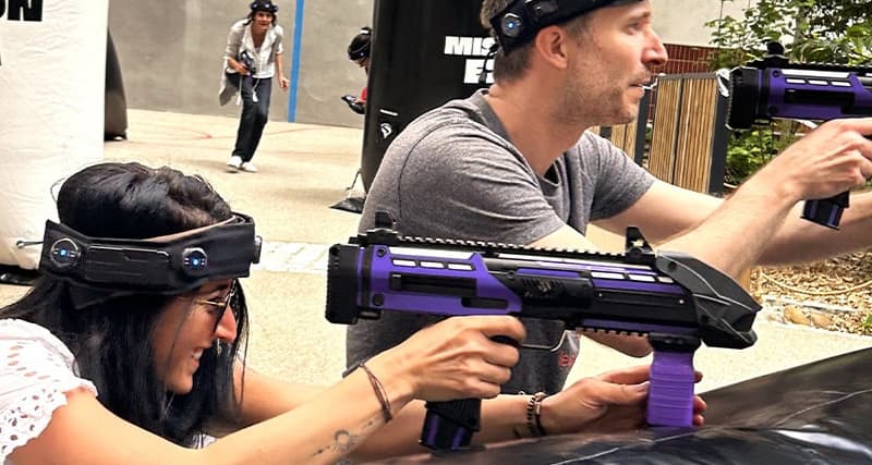 Krungame, le laser game nouvelle génération, dans un garage abandonné à ...
