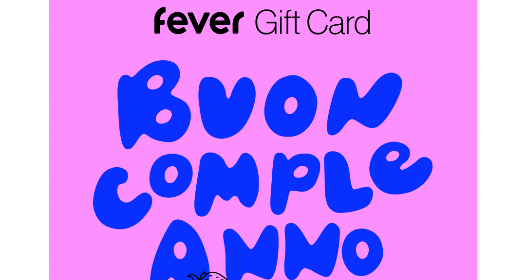 Buon compleanno! - Gift card Special Edition Da 30,00 € — Festa della Mamma carta regalo Milano
