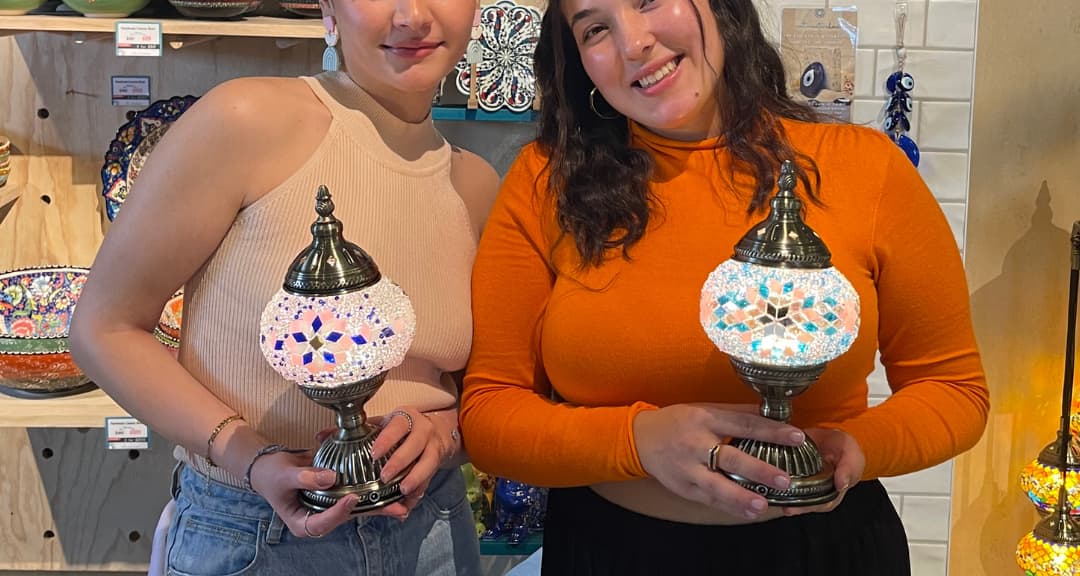Turkish Mosaic Lamp Workshop at Art Masterclass – Hampton Inn Napa