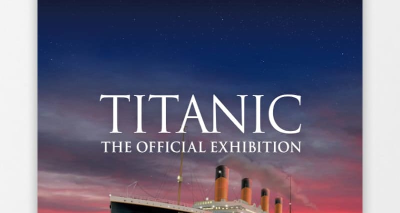 TITANIC The Exhibition ポスター額入り TITANIC The Exhibition ポスター額入り