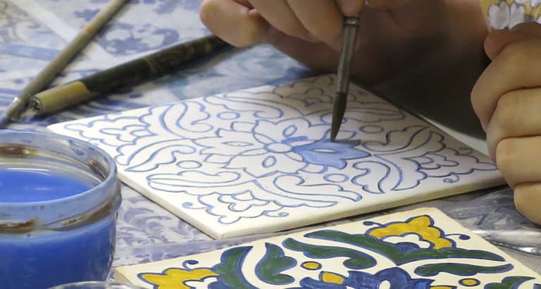 Tile workshop: paint them and take them home