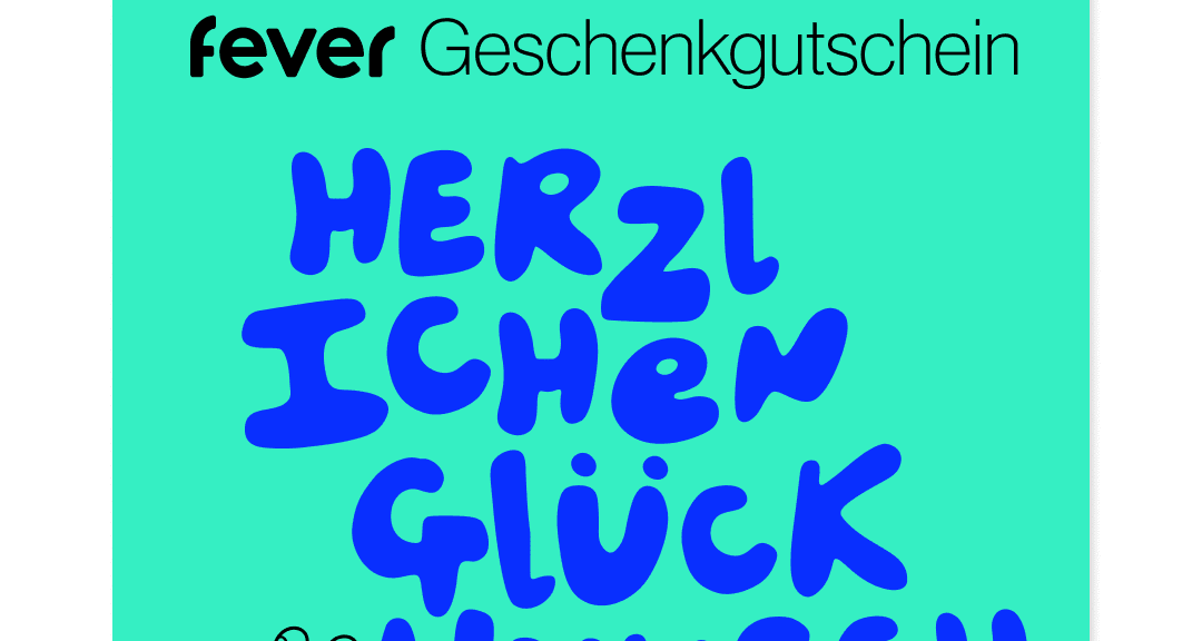 Herzlichen Glückwunsch!- Geschenkgutschein Special Edition Ab 30,00 € — Muttertag Berlin