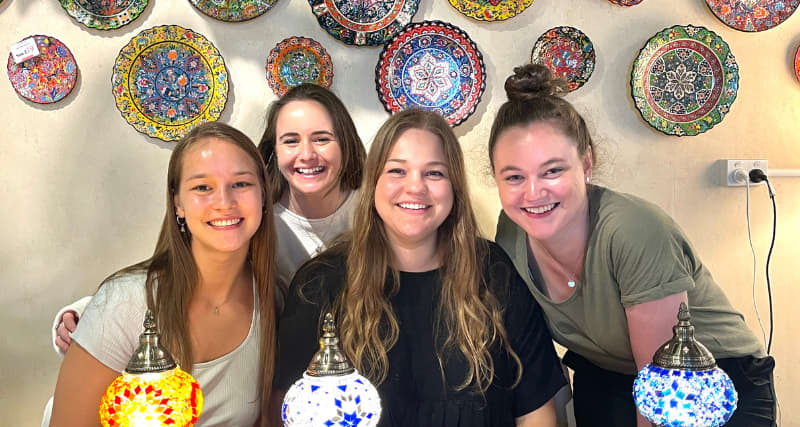 Mosaic Art Classes Dallas: Turkish Lamp Workshop