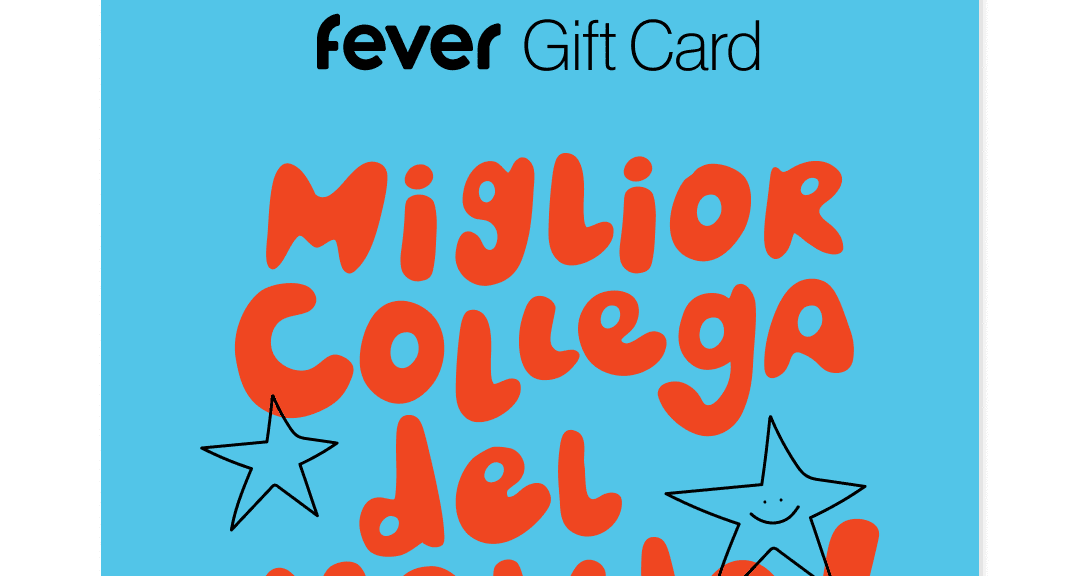 Miglior collega del mondo - Gift card Special Edition Da 30,00 € — Festa della Mamma carta regalo Palermo