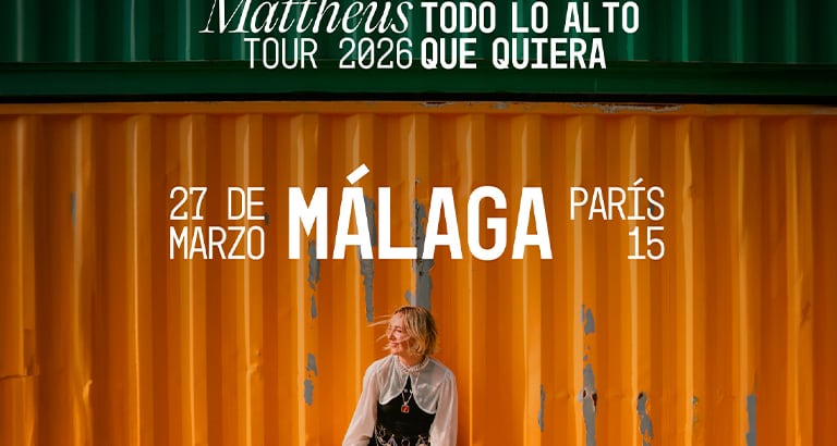 Sala Paris 15 Paula Mattheus en Málaga 27 mar 25,00 € — Día de la Madre en Málaga