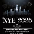 Nochevieja 2026 en The Crown NYC Rooftop con 4 horas de barra libre