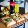 ¡Pizza al cuadrado, patatas y bebida en Pizzart!