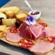 Tábua mista & 2 copos de vinho para 2 pessoas no Grau Douro