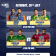 Double Match: India vs Australia & Pakistan vs West Indies - World Championship of Legends