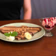Creperia Gourmet Chez Oscar: crepe doce ou salgado com bebida