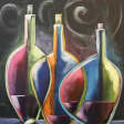 Painting & Brews: Three Bottles