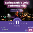 Spring Nahia Orla Performance
