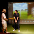 ﻿A private lesson at H0 Golf House Madrid