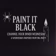 Paint It Black: A Wednesday-Inspired Painting Party ️