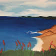 Painting & Vino: California Cliffs