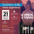 Argentinisches Gourmet-Tasting: 4 ausgewählte Weine und 4 Tapas