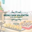 Menú de San Valentín + botella de cava para 2 personas