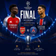 Champions League Final: Arsenal vs PSG at Rae’s London