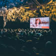 Cinema in the Snow by Pop-Up Screens