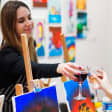 ﻿Art&Wine Barcelona: paint a picture with a glass of wine