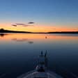 Balade en yacht privé au coucher du soleil sur la rivière des Outaouais