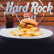 ¡Menú de hamburguesa en Hard Rock Café!