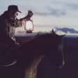 Ruta nocturna a caballo y cena