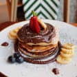 Desayuno en Mafrens para 4 personas: pancakes y smoothies