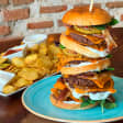 Plant Power Cheese Burger XL en Distrito Vegano