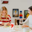 ﻿Brick & Family Imagine, assemble and leave with a unique figurine, accessories, plate, easel and decor to match your image!