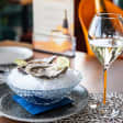 Menú en Ginkgo Sky bar con maridaje de Veuve Clicquot