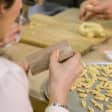 Hand Rolled Cavatelli Pasta with Fresh Spinach-Pecan Basil Pesto in Salt Lake City