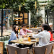 ﻿Flavors of the courtyard at Pestana Plaza Mayor